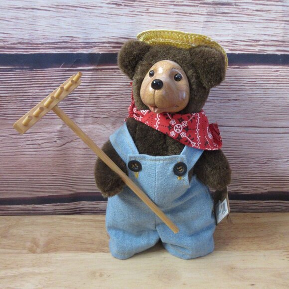 Robert Raikes Floyd Farmer Career 9" Bear Limited Edition  COA Applause 611/5000 - Picture 11 of 11